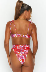 9.0 Swim Jamilla Pink Floral Bikini Bottoms Image