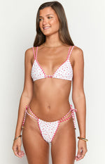 9.0 Swim Sumba Red Floral Bikini Bottoms Image