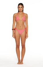 9.0 Swim Wave Red Stripe Triangle Bikini Top Image