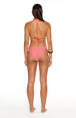 9.0 Swim Wave Red Stripe Triangle Bikini Top Image