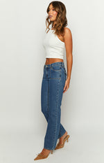 Abrand 99 Low Straight Elena Mid Wash Jeans Image