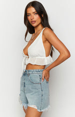 Abrand Venice Short Vintage Blue Suzie Rip Shorts Image