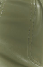 Addie Green PU Pants Image