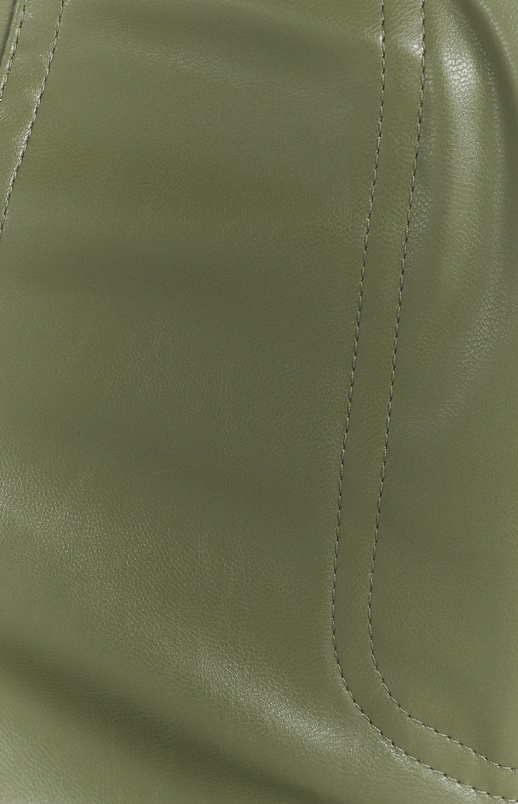 Addie Green PU Pants Image