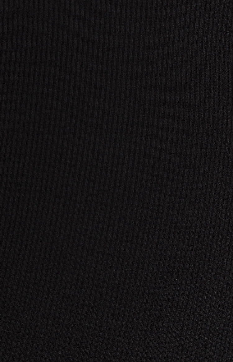 Adya Black High Neck Cut Out Mini Dress Image