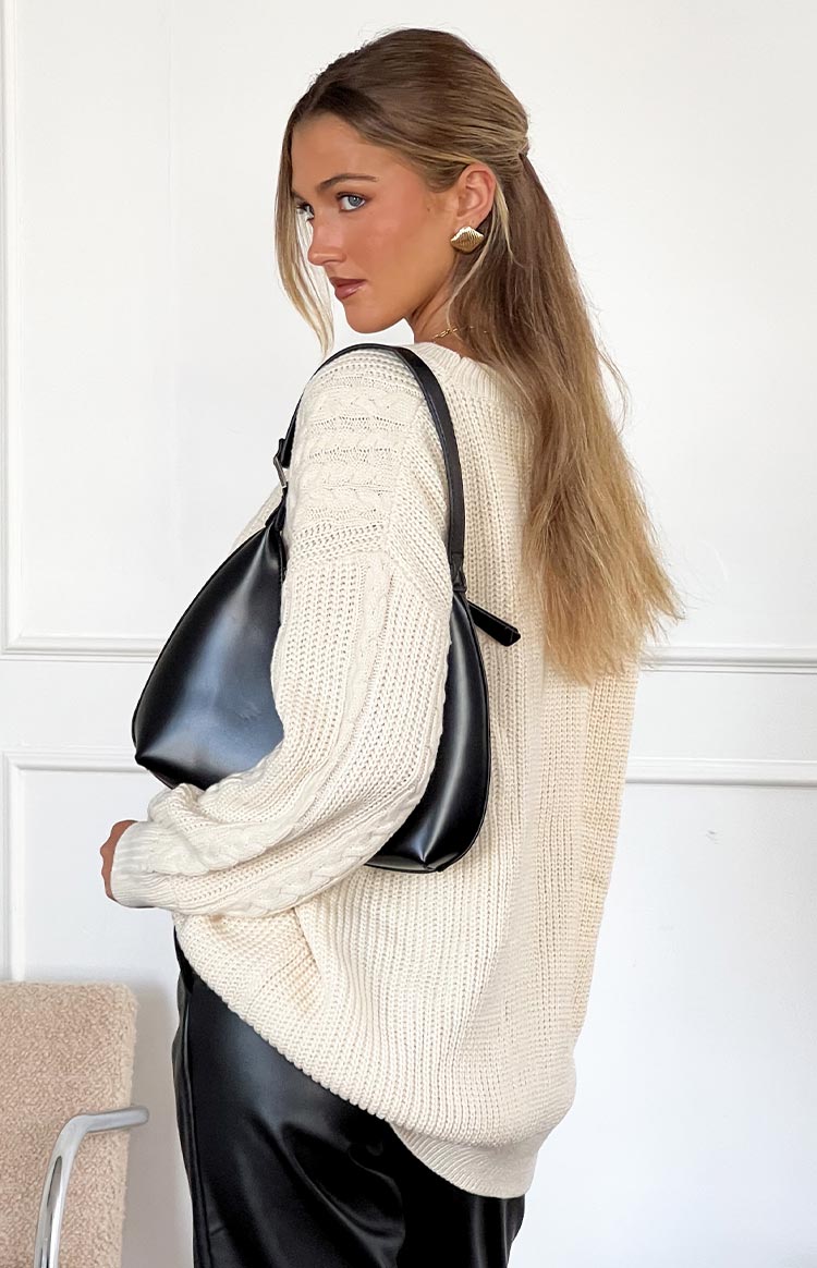 Alex Cream Oversized Sweater Image