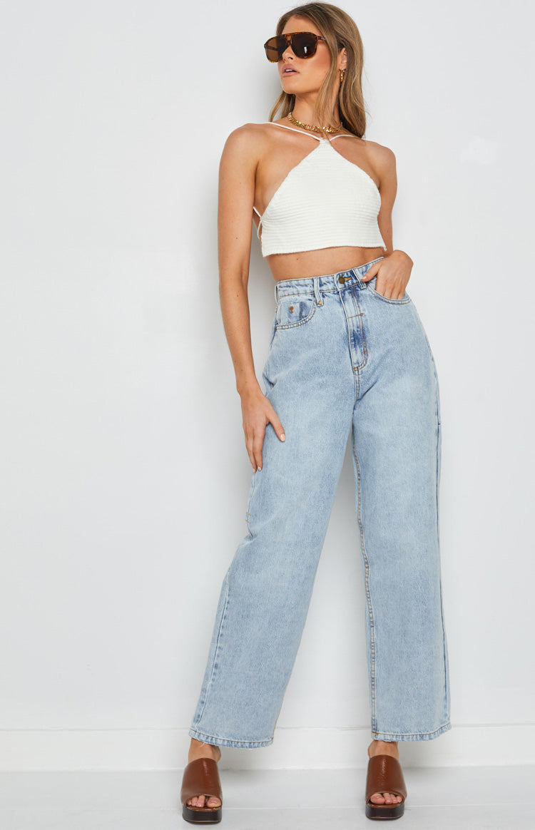 Aleya Crochet Top White Image