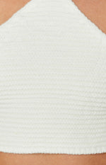Aleya Crochet Top White Image