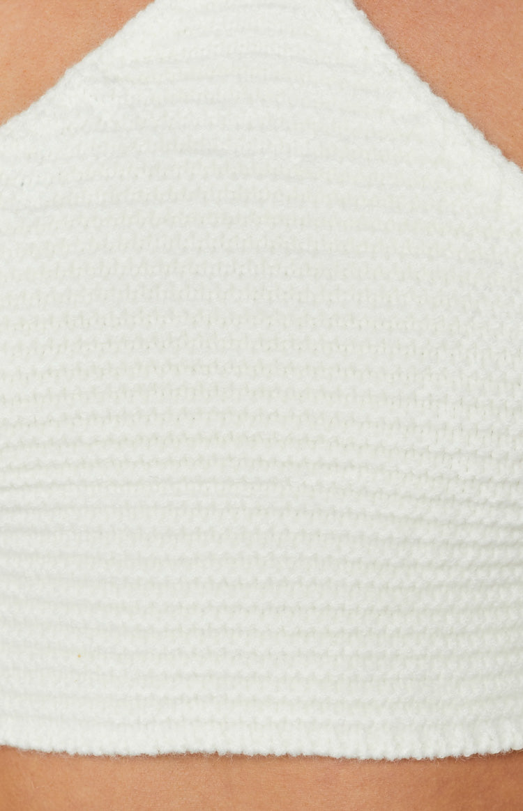 Aleya Crochet Top White Image