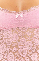 All Mine Pink Lace Mini Dress