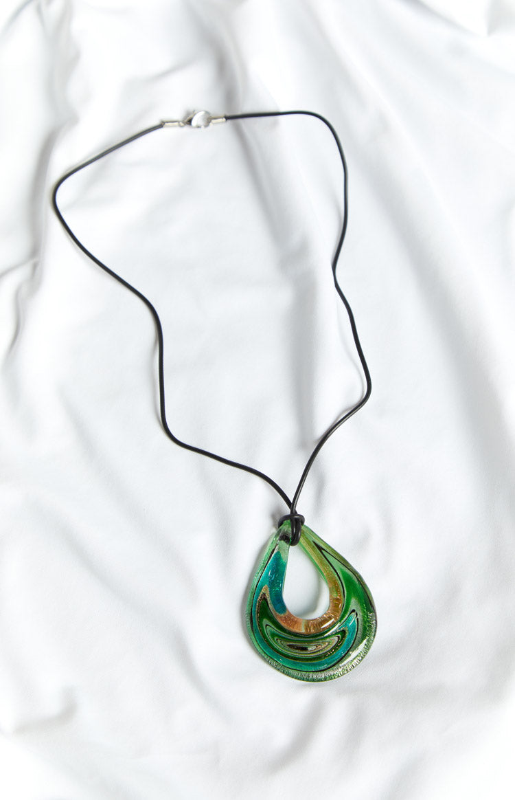 Ally Green Pendant Necklace Image