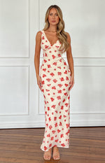 Alonica Rosie Cream Maxi Dress Image