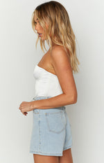 American Girl White Strapless Corset Image