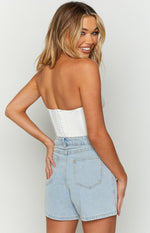 American Girl White Strapless Corset Image