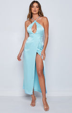 Amia Blue Maxi Formal Dress Image