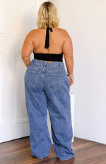 Amora Black Crop Top