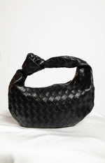 Rylie Black PU Shoulder Bag