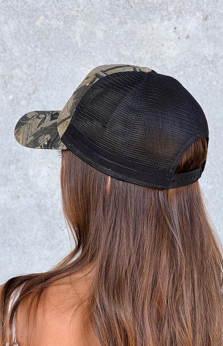 Beginning Camo Print Pony Club Trucker Cap Image