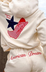 Beginning Cream American Dream Hoodie Image