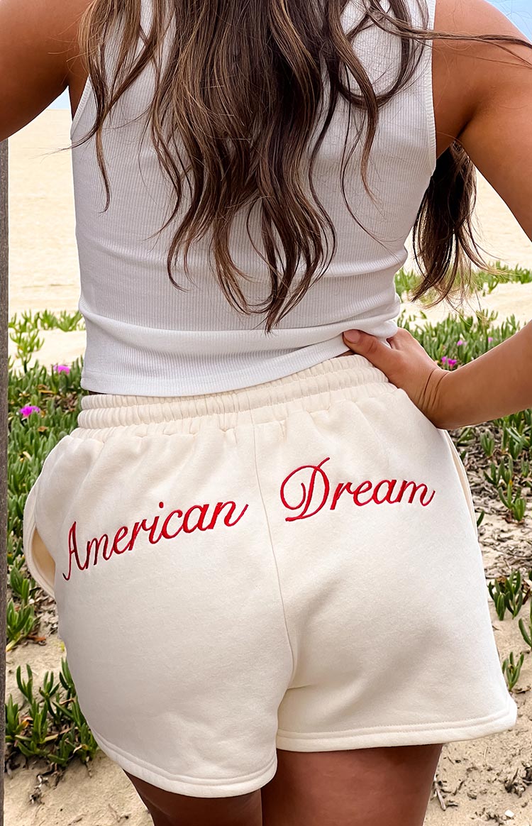 Beginning Cream American Dream Lounge Shorts Image