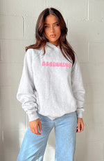 Beginning Grey Marl Bubble Hoodie