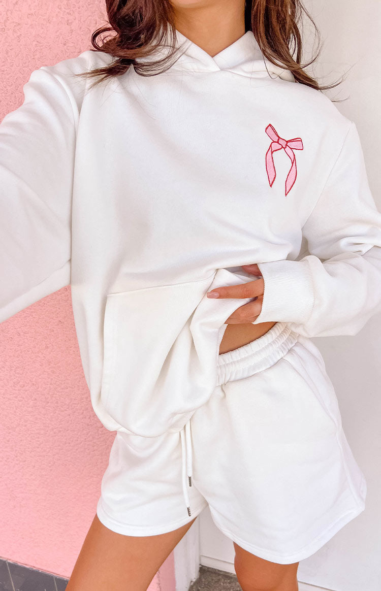 Beginning White Sweetie Hoodie