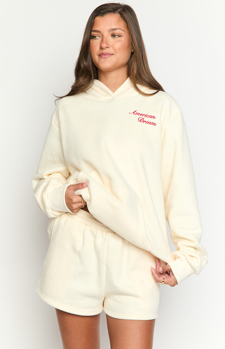 Beginning Cream American Dream Hoodie Image