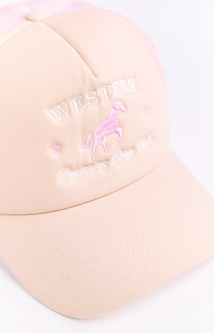 Beginning Cream Pony Club Trucker Cap (FREE over $220) Image