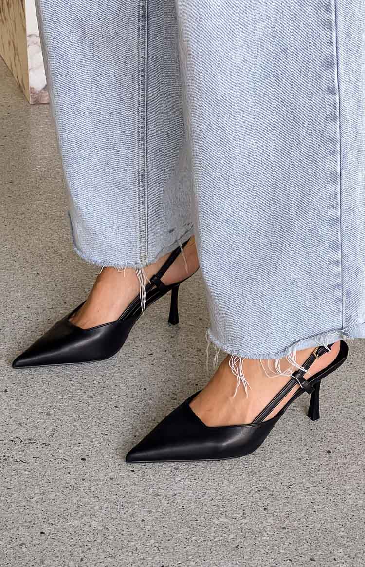 Billini Isabel Black Heels Image