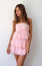 Birthday Girl Pink Mini Party Dress Image