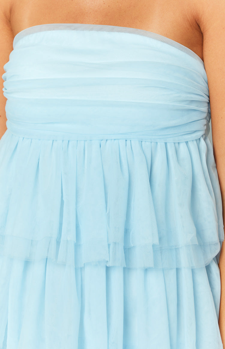 Birthday Girl Blue Mini Party Dress Image