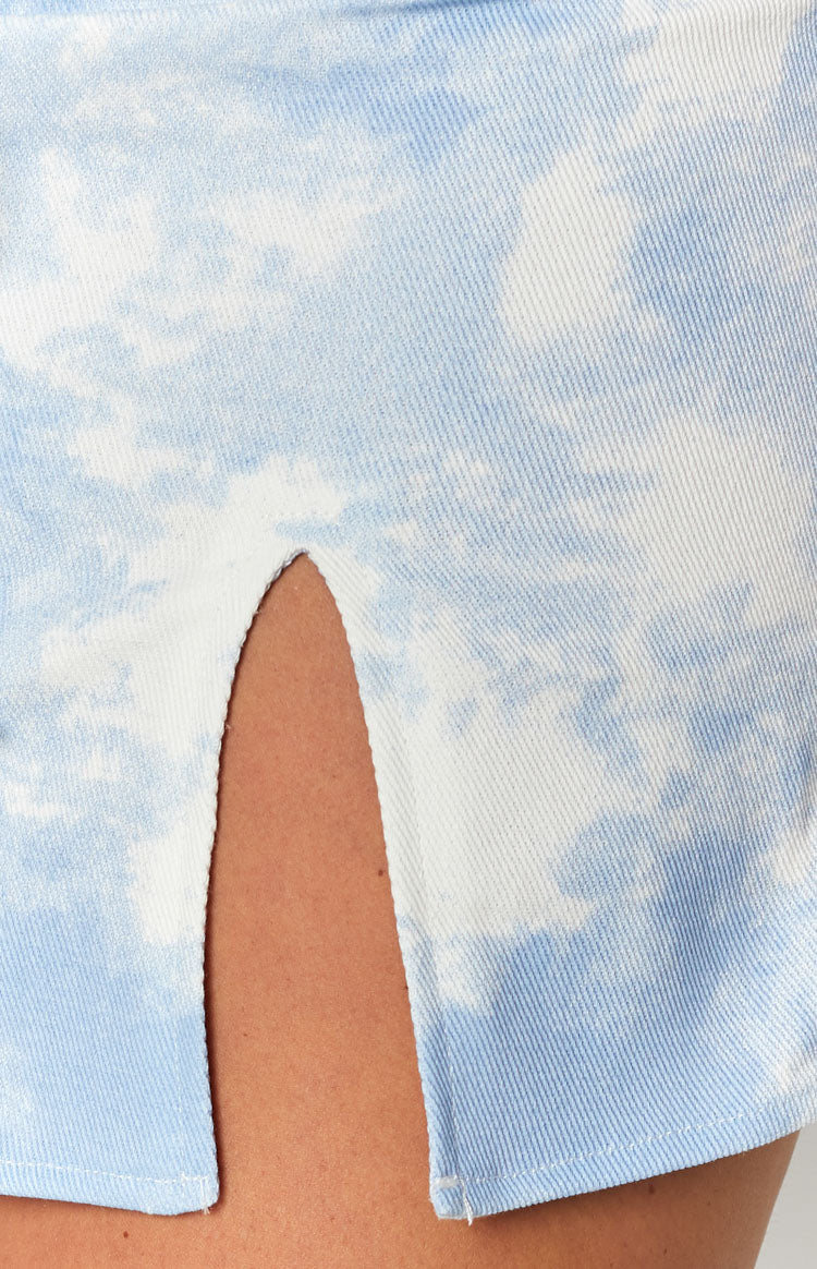 Laura Skirt Tie Dye Denim Image