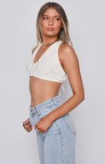 Bradley Crop Top White Image