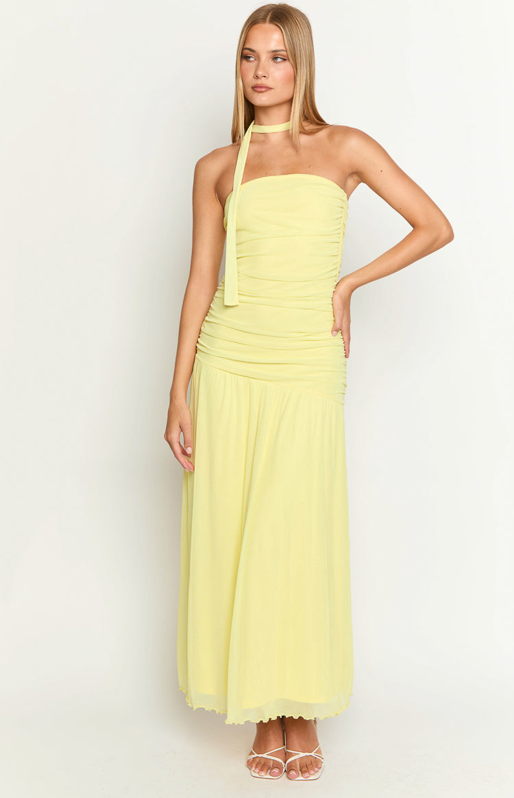Brayan Yellow Maxi Dress | Beginning Boutique NZ