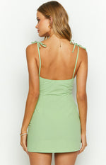 Brooke Green Mini Dress Image
