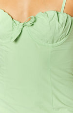 Brooke Green Mini Dress Image