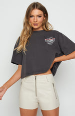 Brulee PU Shorts Image