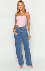Calliope Mid Wash Mid Rise Slouchy Jeans