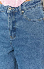 Calliope Mid Wash Mid Rise Slouchy Jeans