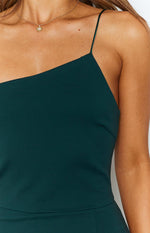 Cecilia Bodycon Midi Dress Emerald Image