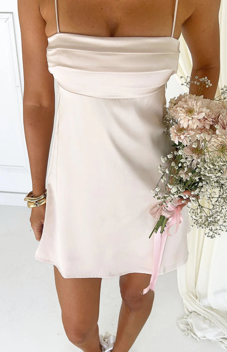 Chantell Cream Mini Dress