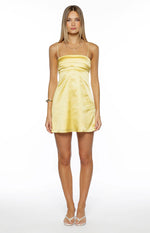 Chantell Yellow Mini Dress Image
