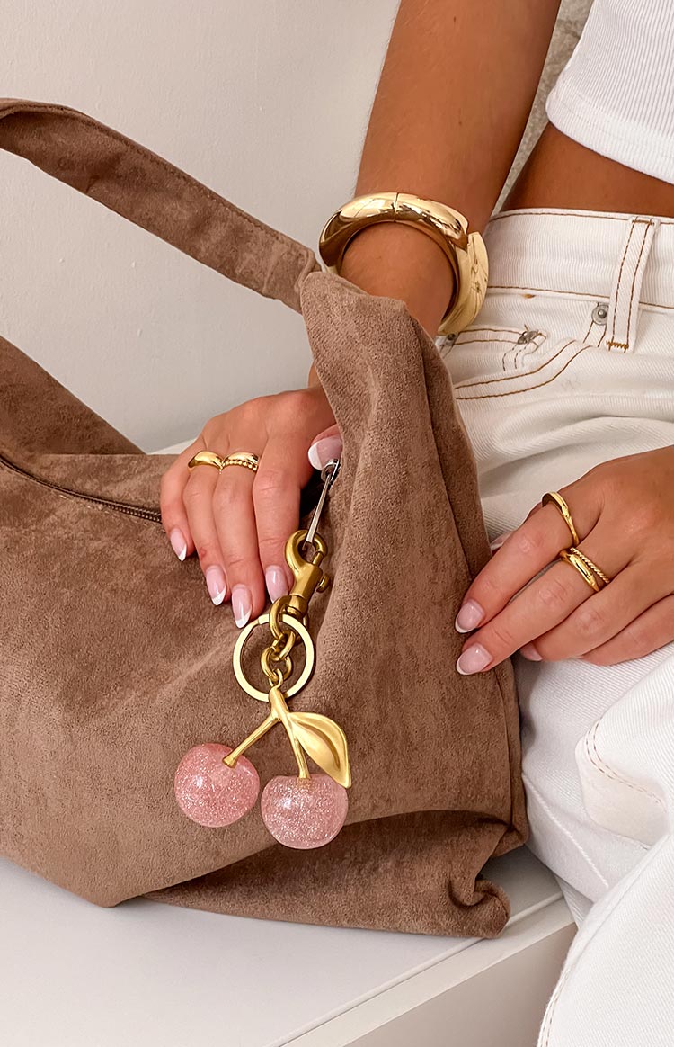 Cherry Pink Keyring (FREE over $130)