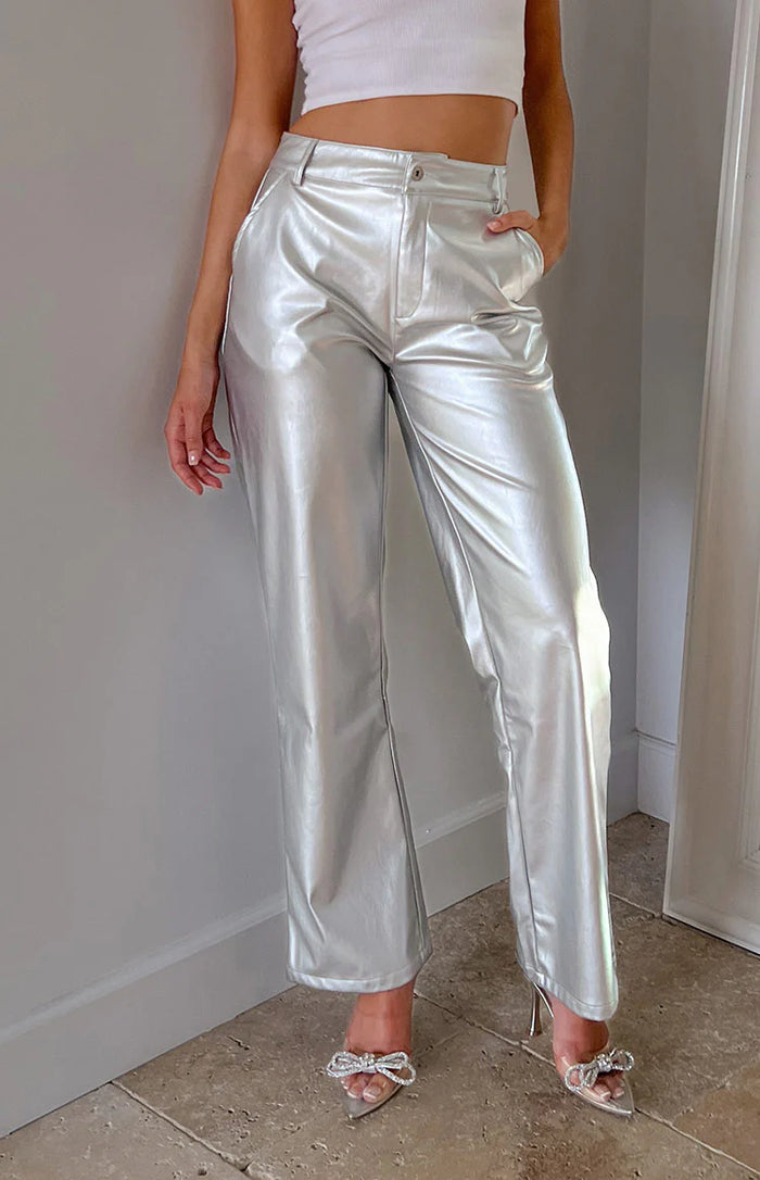 Cool Shades Silver Pants | Beginning Boutique NZ