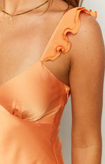 Corrina Orange Maxi Dress