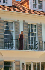 Cosette Burgundy Maxi Dress Image