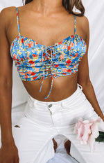 Cressida Corset Blue Print Image