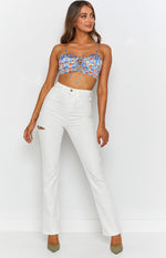Cressida Corset Blue Print Image