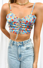 Cressida Corset Blue Print Image
