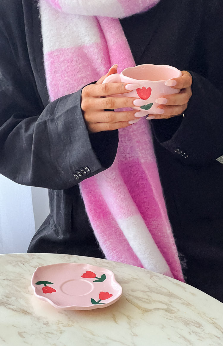 Daisy Pink Floral Mug Set Image